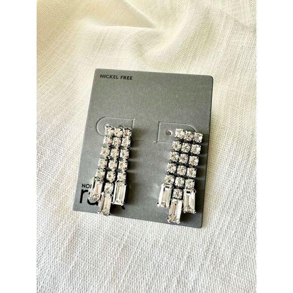 Nordstrom‘s beautiful sparkly dangle earrings ￼ - Picture 2 of 4